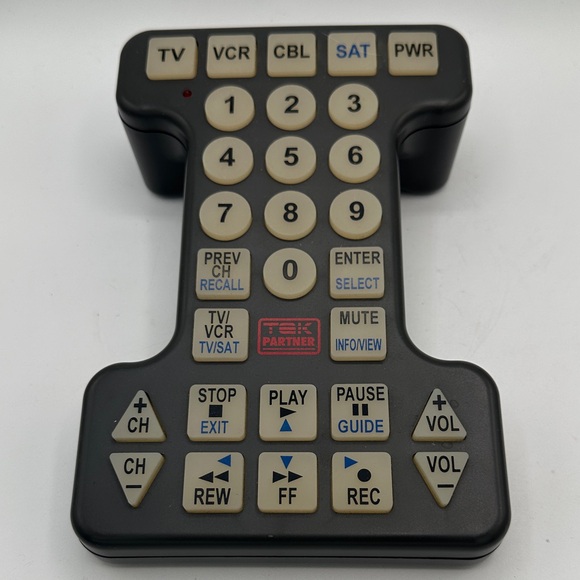Tek Partner big button lighted universal remote control - Picture 1 of 5
